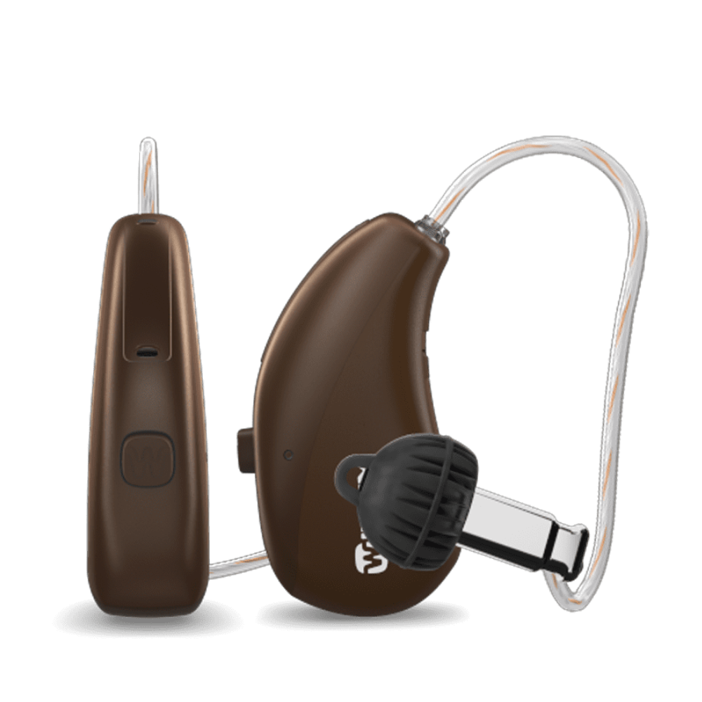 Moment Sheer 440 sRIC R D Dark cherry Hearing Aids