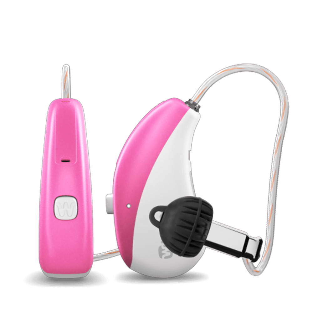 Moment Sheer 440 sRIC R D Shocking pink Hearing Aids