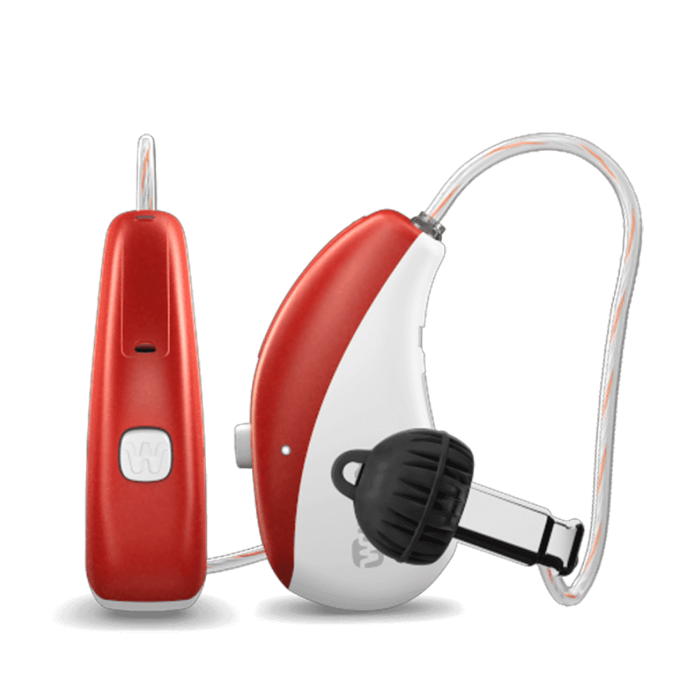 Moment Sheer 440 sRIC R D Sporty red Hearing Aids