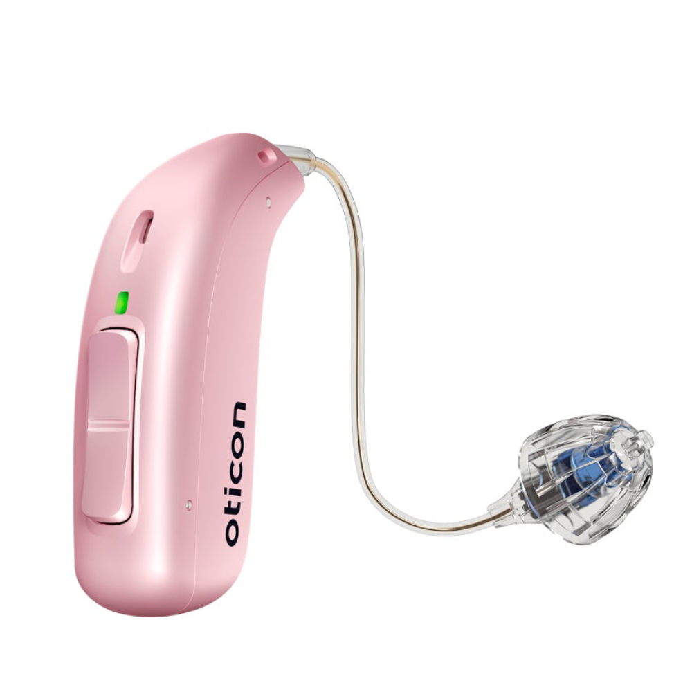 REAL 2 miniRITE R Hear pink Hearing Aids