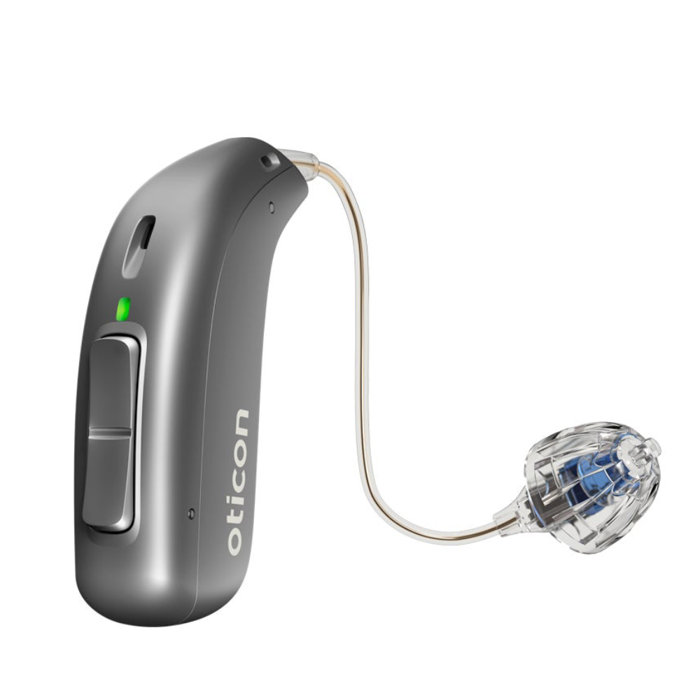 REAL 2 miniRITE R Steel grey Hearing Aids