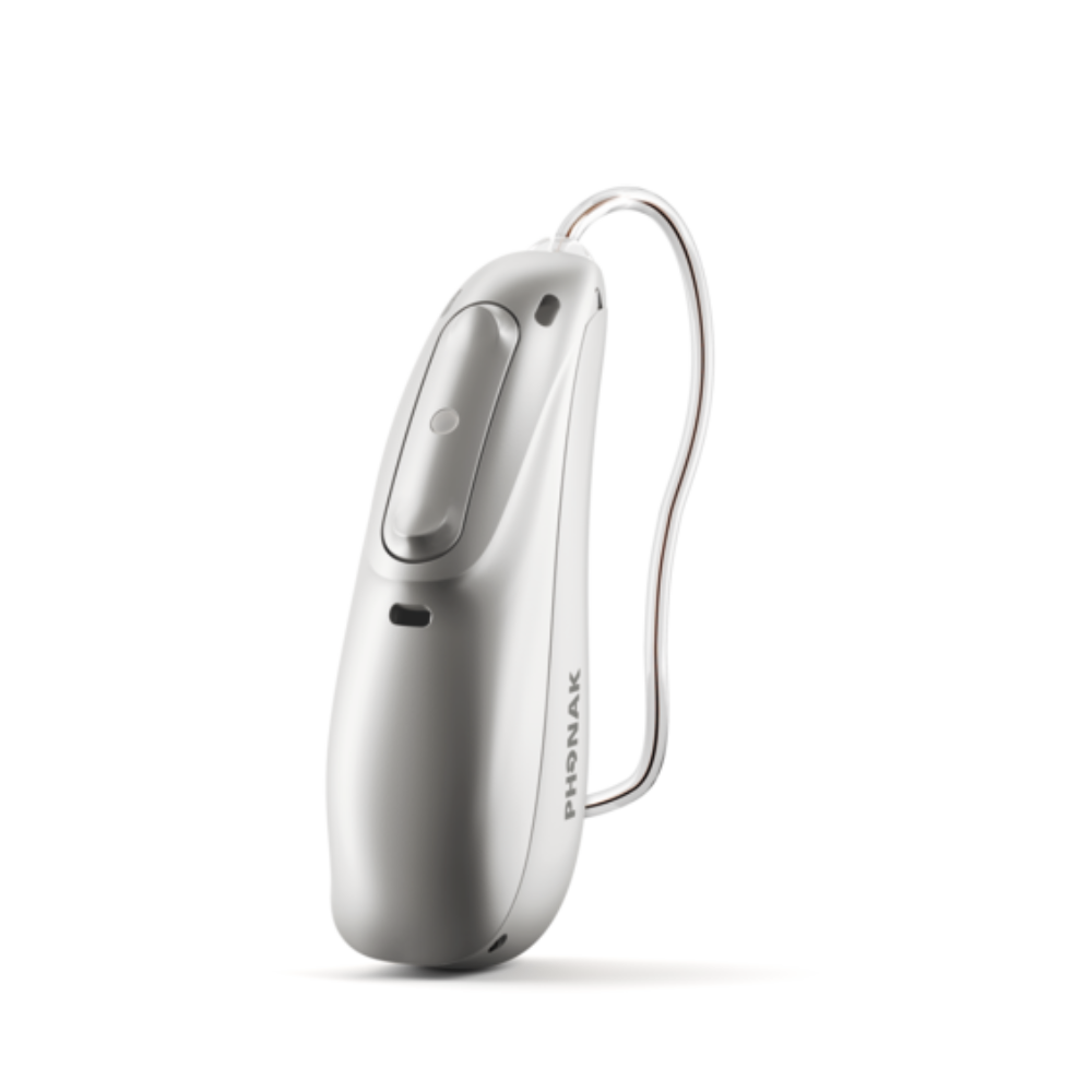 Audeo Lumity L50-R Silver Gray Hearing Aids