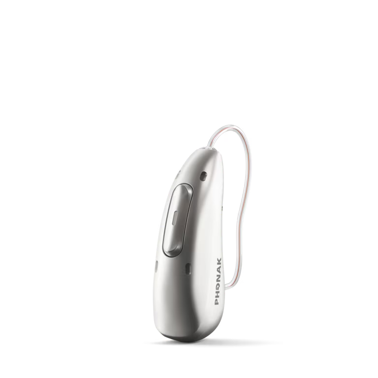 Audeo Infinio I50-R Silver Gray Hearing aids