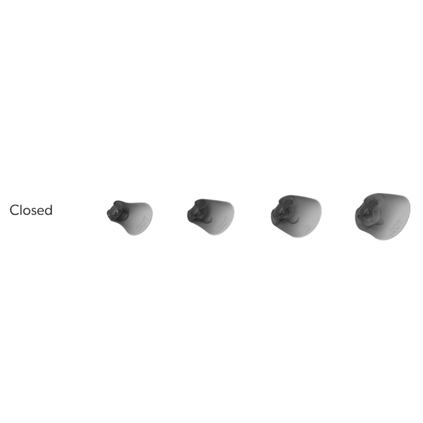 Domes for Pure Charge&Go T AX Hearing Aids Closed 6 per package DÔME