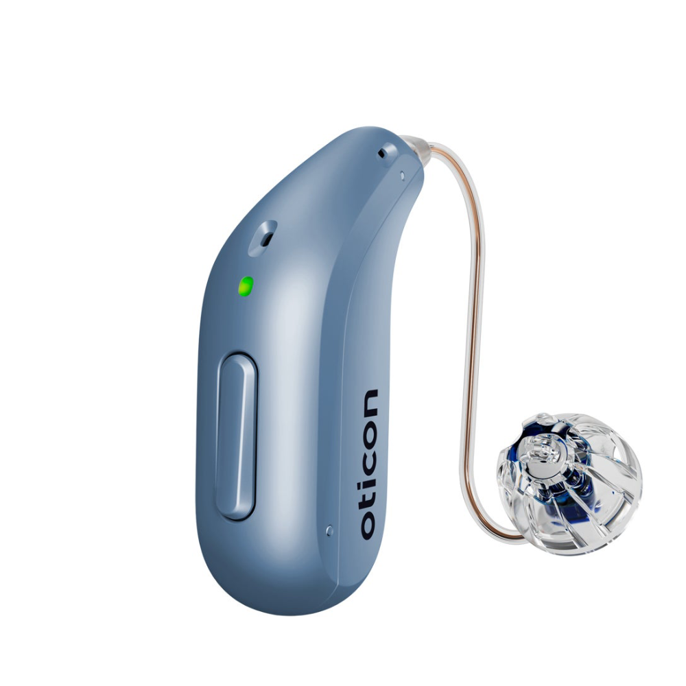 Intent 3 MiniRITE R Sky Blue Hearing Aids