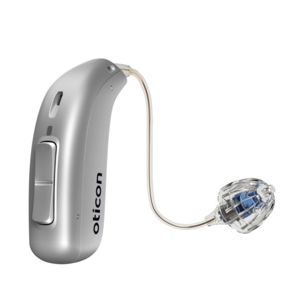 More 1 MiniRITE R Silver grey Hearing Aids