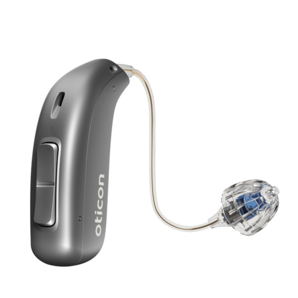More 3 MiniRITE R Steel grey Hearing Aids