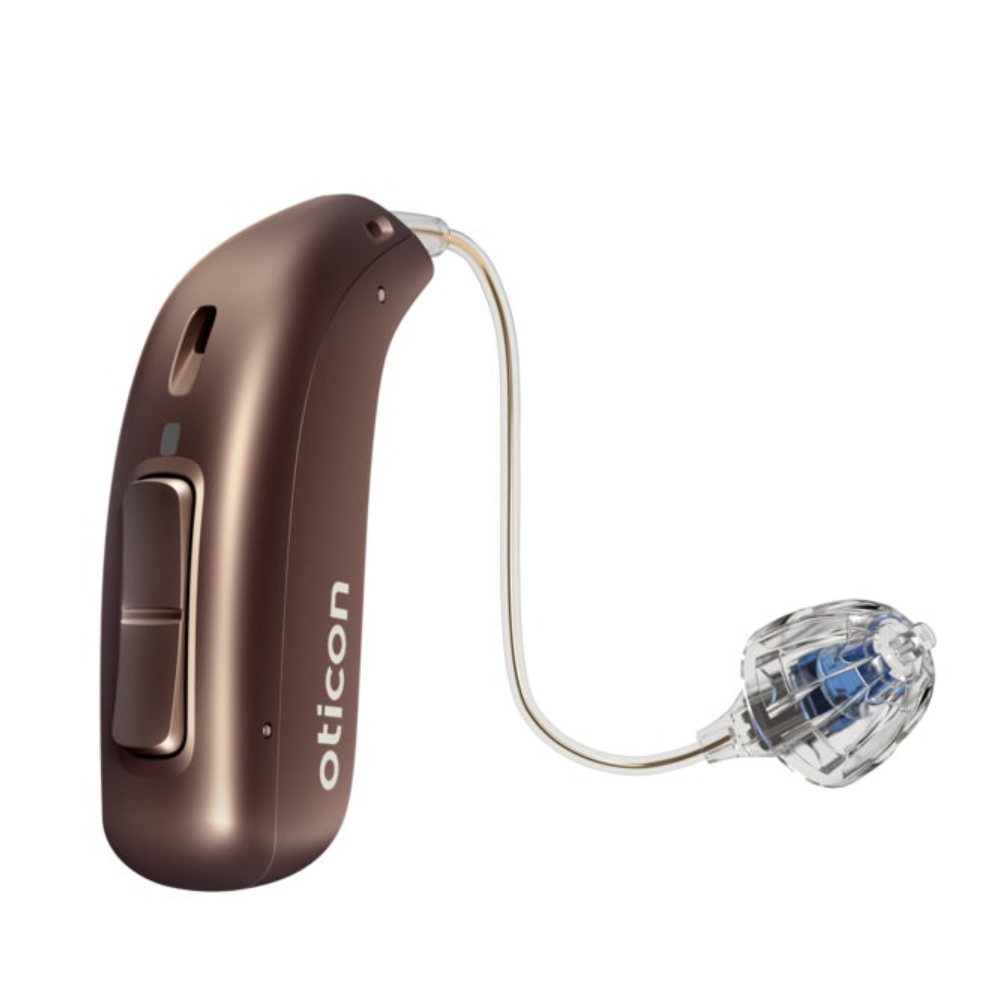 More 1 MiniRITE R Chestnut brown Hearing Aids