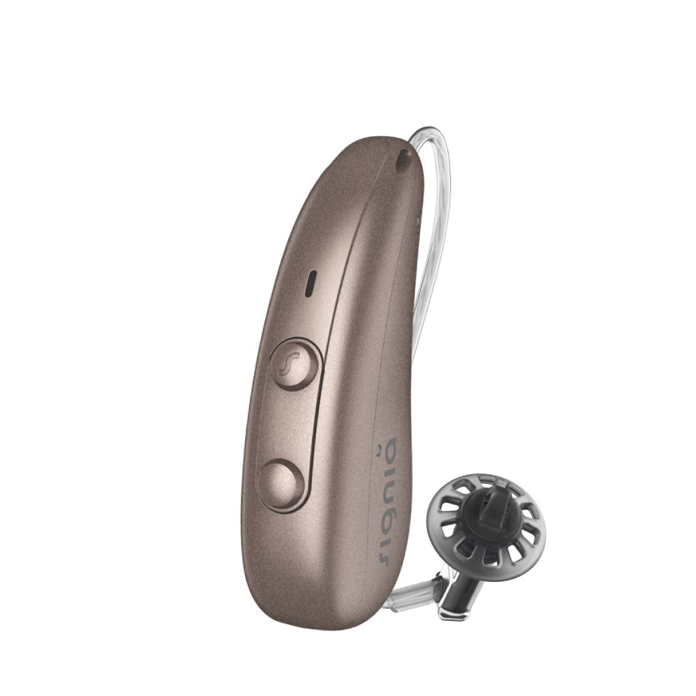 Pure Charge&Go 5IX Sandy brown Hearing Aids