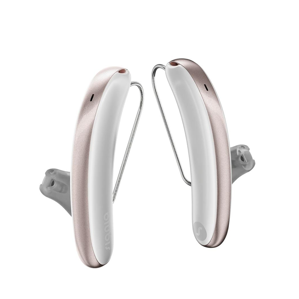Styletto 7AX Snow White Rose Gold Hearing Aids