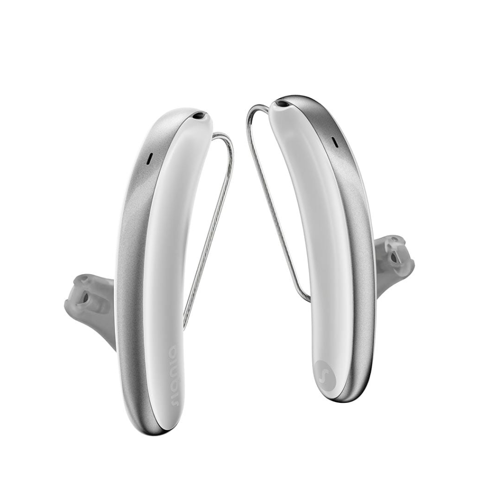 Styletto 7AX Snow White Silver Hearing Aids
