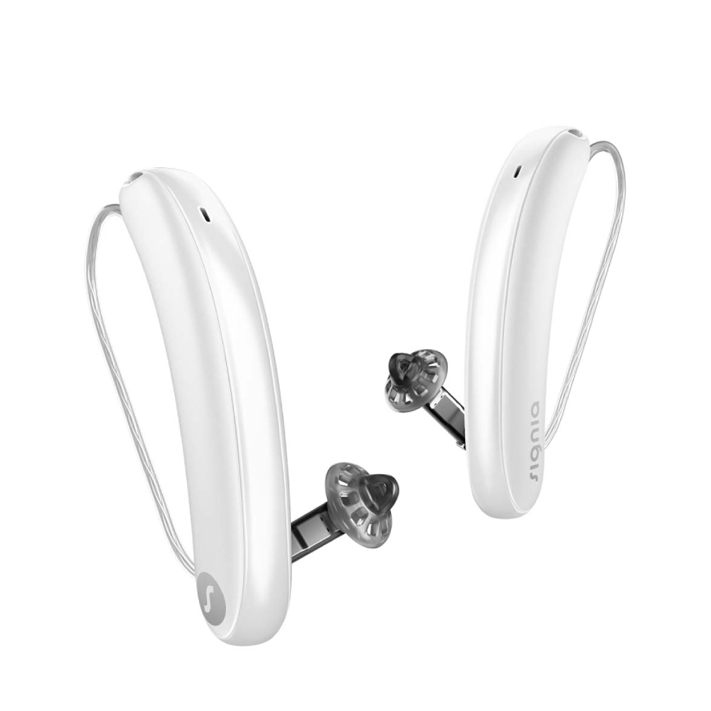 Styletto 7IX Slim RIC R Snow White Snow White Gloss Hearing Aids