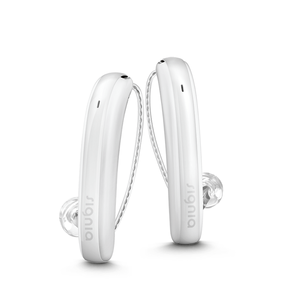 Styletto 5X White Hearing Aids