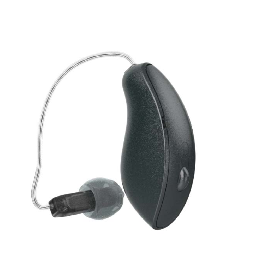 Genesis AI 24 mRIC R Graphite gray Hearing Aids