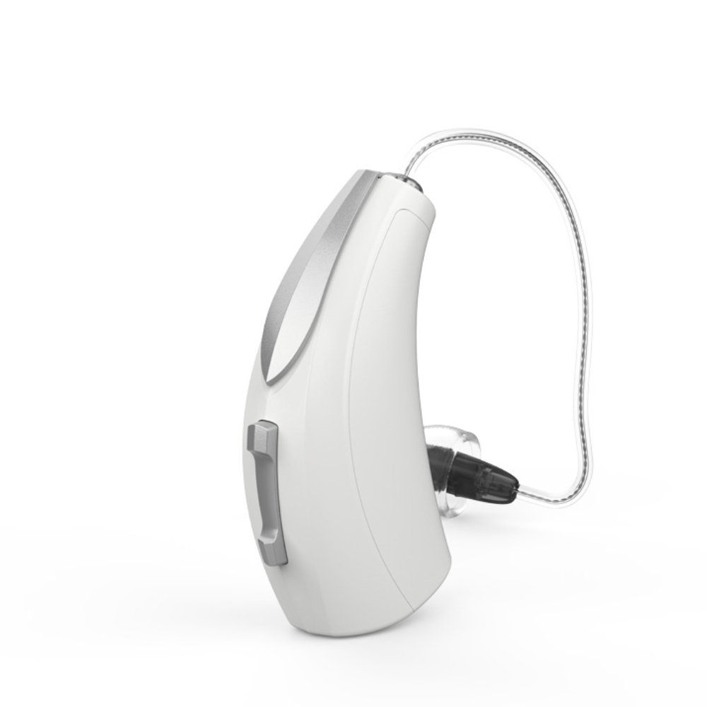 Evolv AI 1600 RIC R White Hearing Aids