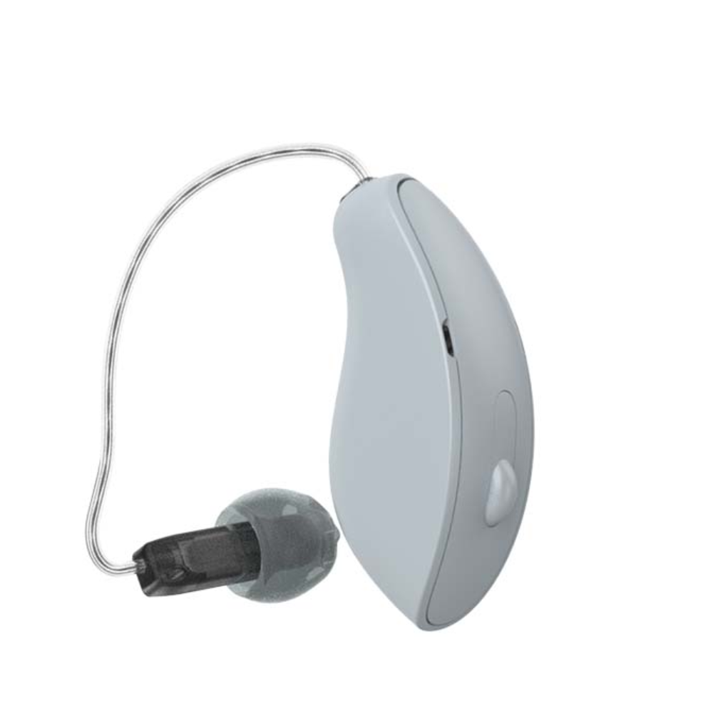 Genesis AI 24 mRIC R White Hearing Aids